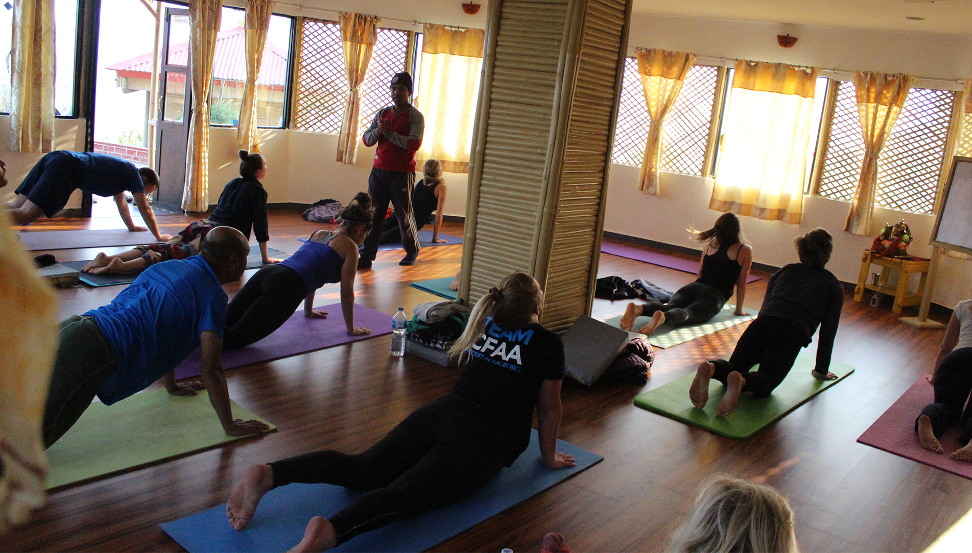 Why the Nepal Police Academy has integrated corporate yoga?